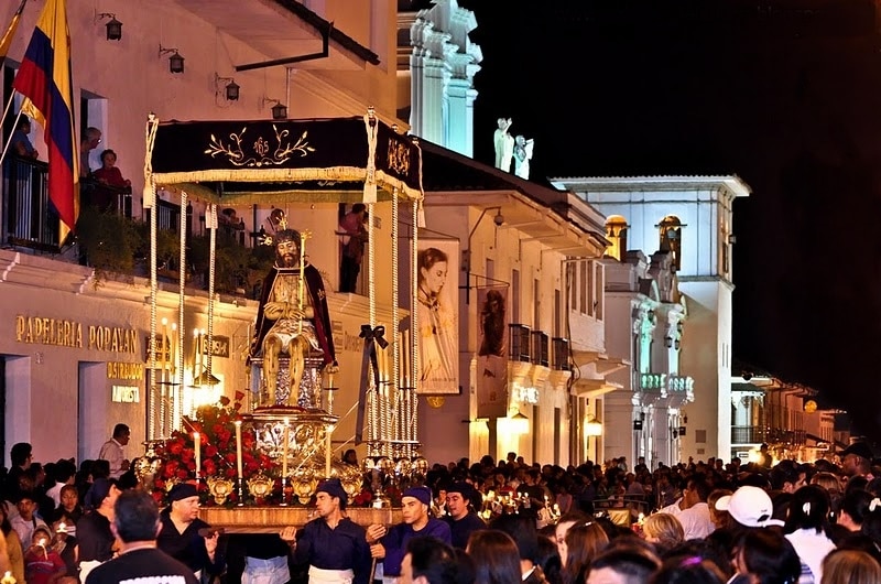 semana santa popayan