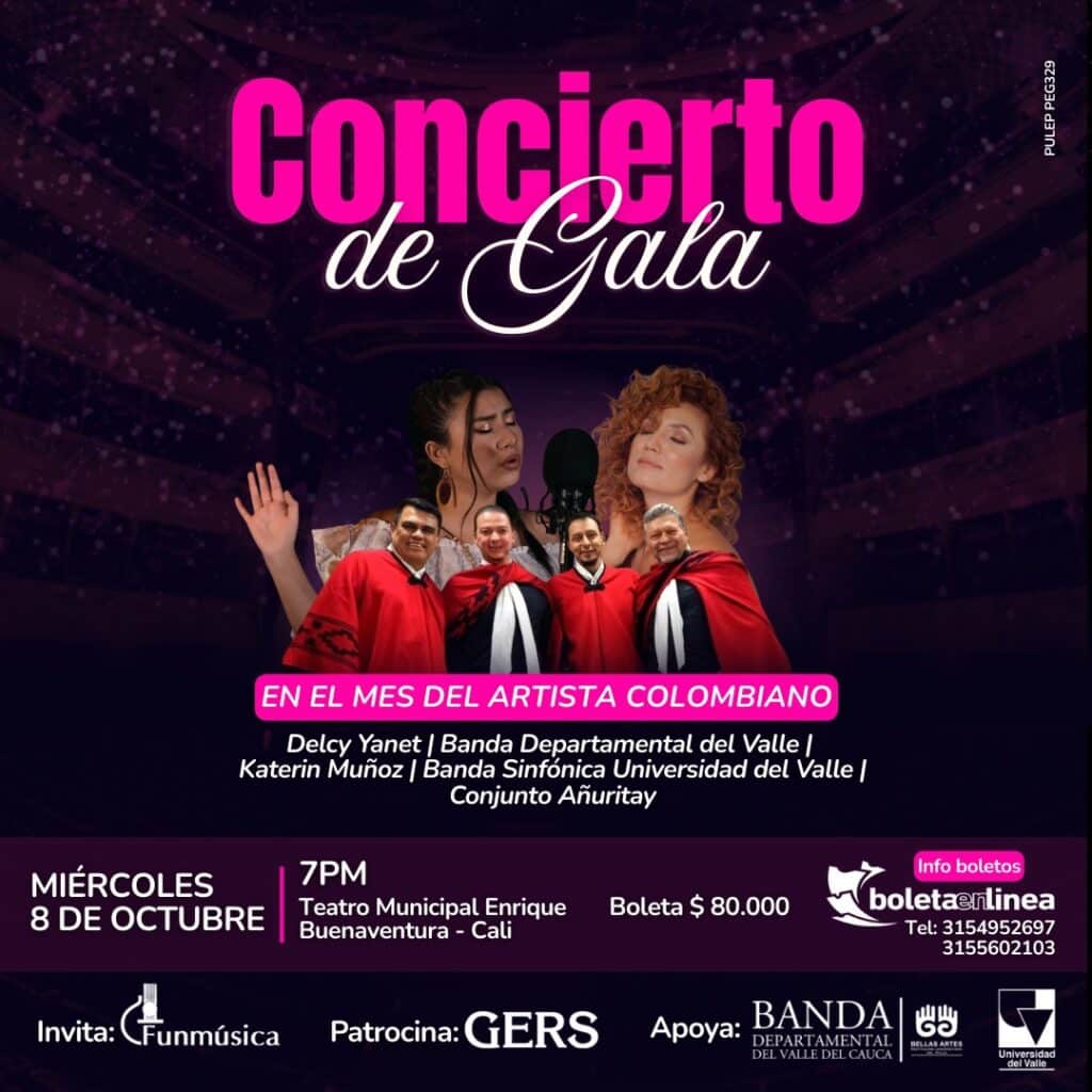 afiche concierto del miercoles