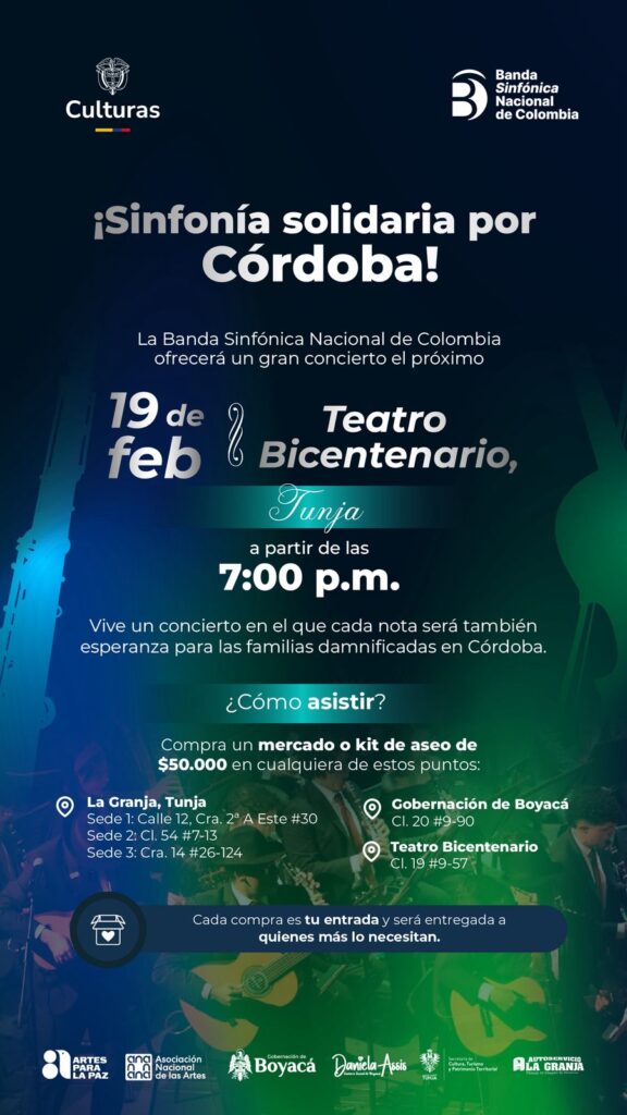 afiche concierto hoy