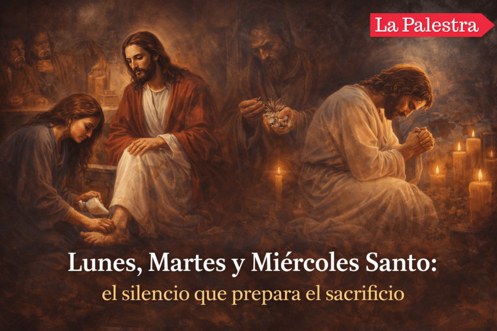 semana santa la palestra lunes, martes y miercoles santo
