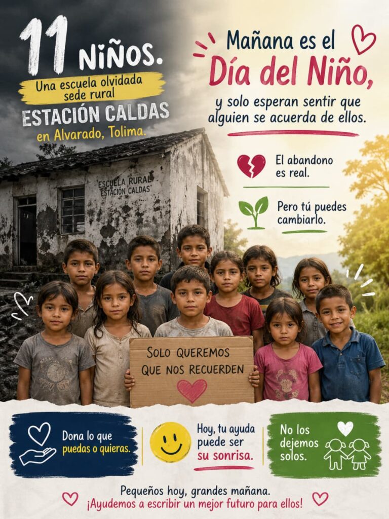afiche campaÑa niÑos